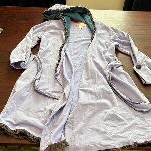 Matilda Jane Light Purple Coat with Ruffle Trim